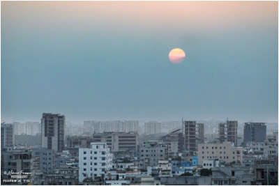 August Sunset Over Dhaka, Khilkhet