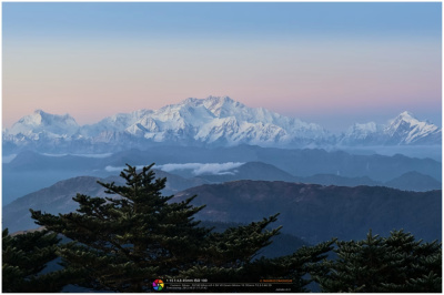 Himalayan Giants from Sandakphu Summit