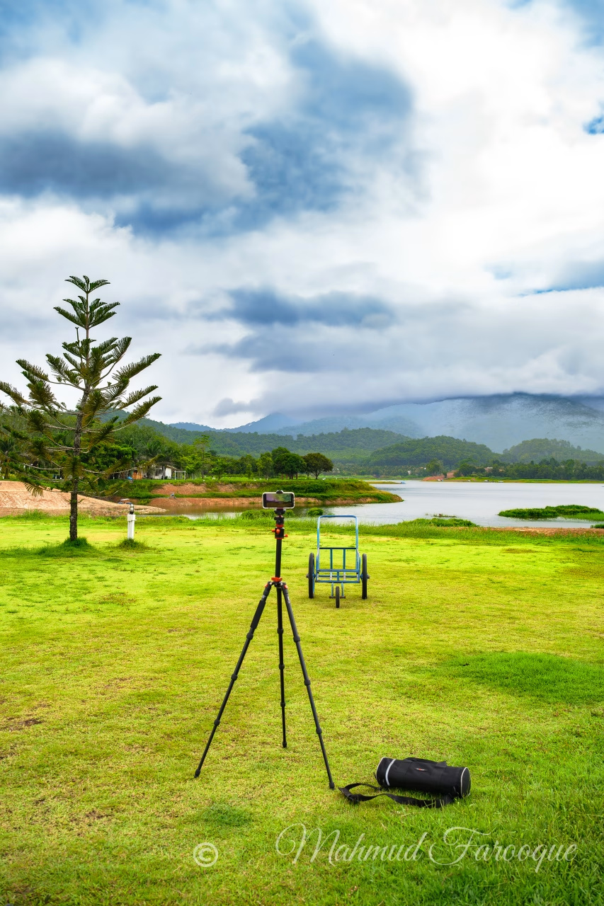 Setting Up at Khao Chamao Reservoir
