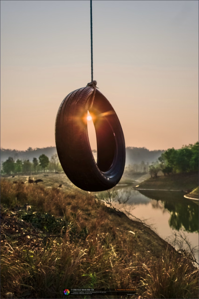 Morning Swing at Kaptai Eco Valley, Naniarchar