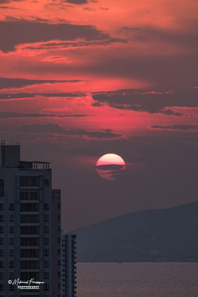 Sunset Over Koh Lan from Supalai Mare Pattaya